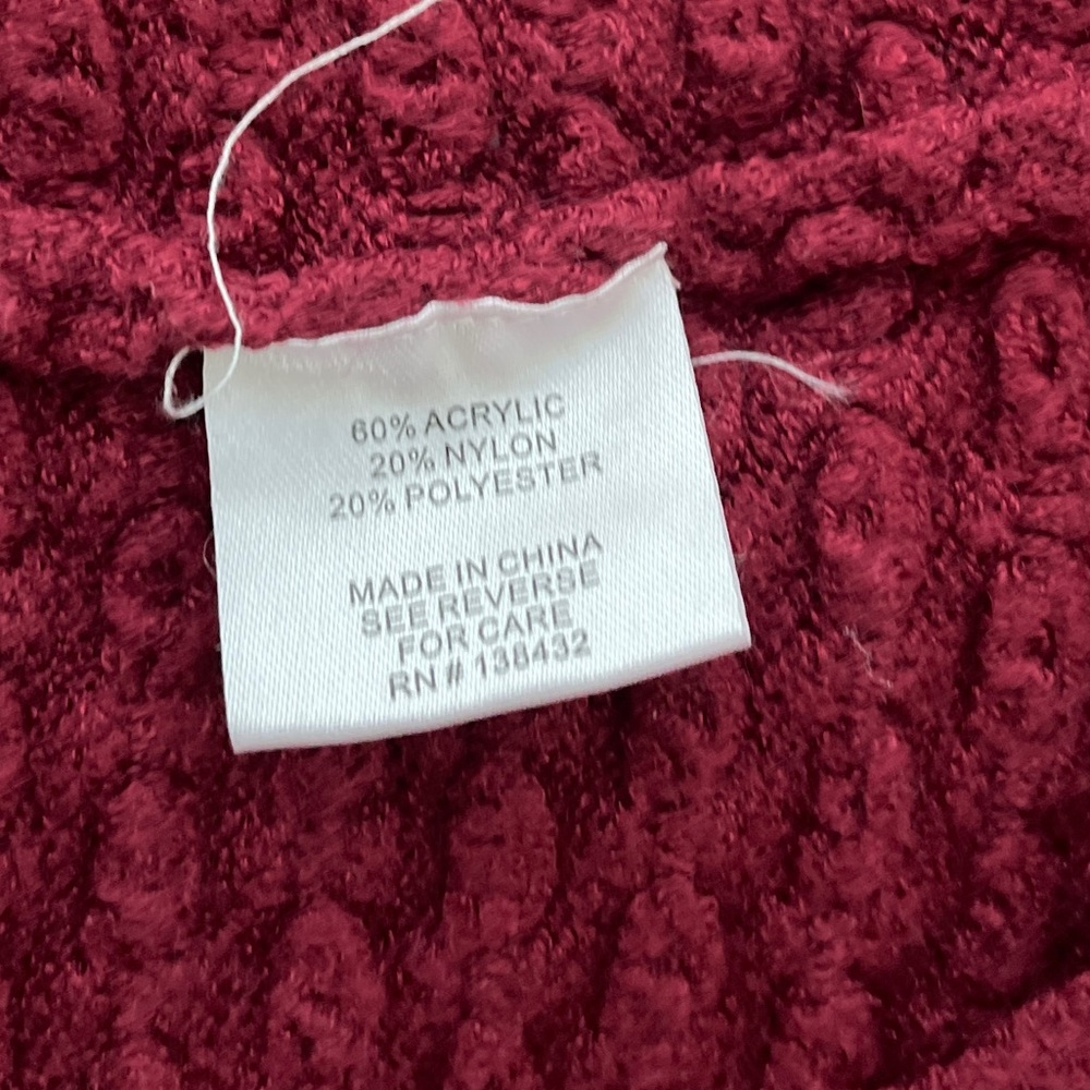 Modcloth Excellent Example Textured Sweater Red size XL - Picture 8 of 13